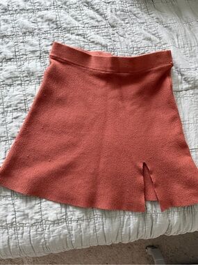 Women’s Circle Skirt in Rust Orange